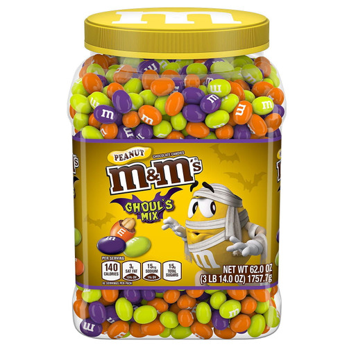 M&m's Ghoul's Mix Peanut Chocolate Halloween Candy (62 Oz.)