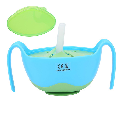 Convenien  Bowls, Baby Bowls, Simple For Baby Infant 480ml Blue Bowl