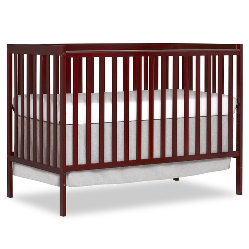 Dream On Me Synergy 5-in-1 Convertible Crib, Cherry