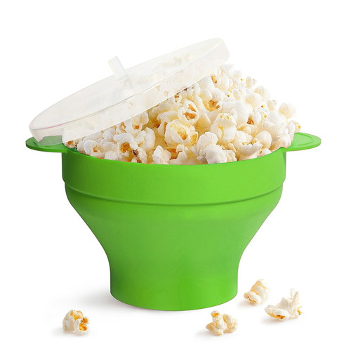 Mittory Popcorn Bucket Microwaveable Popcorn Maker Foldable Popcorn Maker