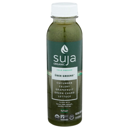 Suja Essentials Organic Uber Greens Juice, 12 Fluid Ounce -- 6 Per Case.