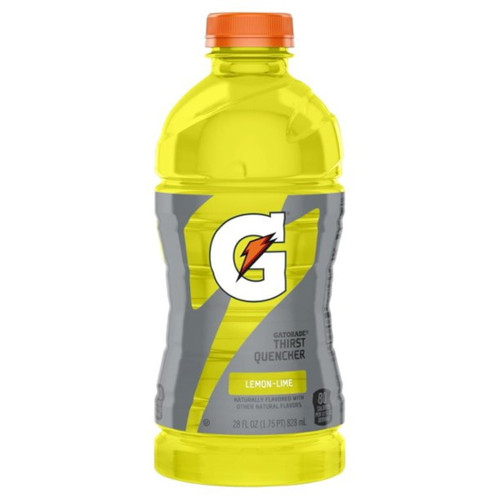 Gatorade Lemon Lime, Sports Drink, 28 Oz Bottle, Quantity Of 2