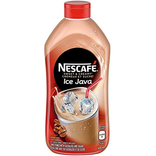Nescafe Ice Java Coffee Syrup 470ml - Pack Of 2 - Imported From Canada