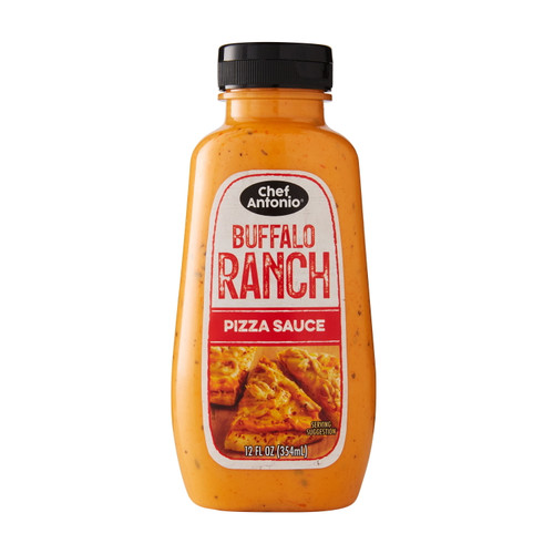 Chef Antonio Buffalo Ranch Pizza And Dipping Sauce, 12 Ounce Bottle