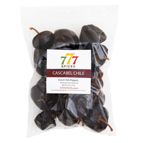 4oz Cascabel Dried Whole Chile Peppers, Chili Seco Pods By 1400s Spices