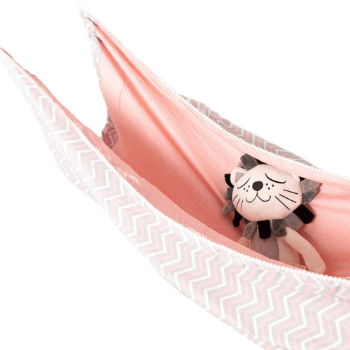 Portable Children Hammock Swing Indoor Outdoor Hanging Basket Kids Cotton Cloth Bag Chair Baby Room Home Decorations Pink
