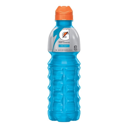 Gatorade Mainline Cool Blue 24 Oz Plastic Bottles - Pack Of 24