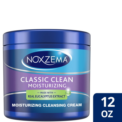 Noxzema Facial Cleanser Moisturizing Cleansing Classic Clean, 12 Oz