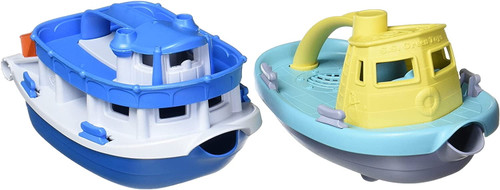 Green Toys Paddle Boat And Tug Boat Combo 