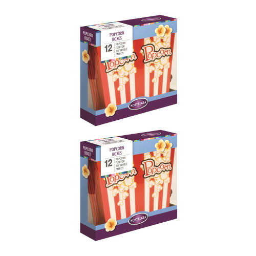 Nostalgia Popcorn Boxes Family Movie Night Multi-pack (24-pack)