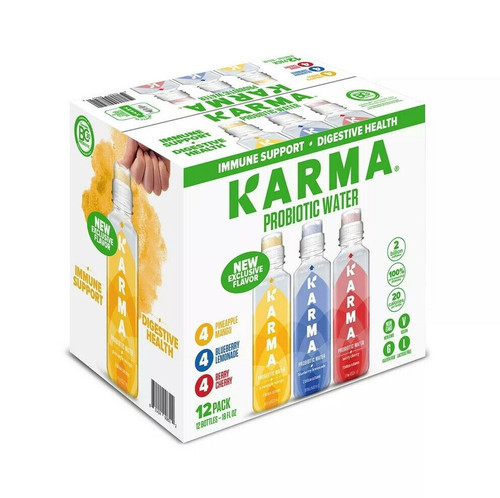 12pks 18 Oz./pack Karma Probiotic Water Variety Pack
