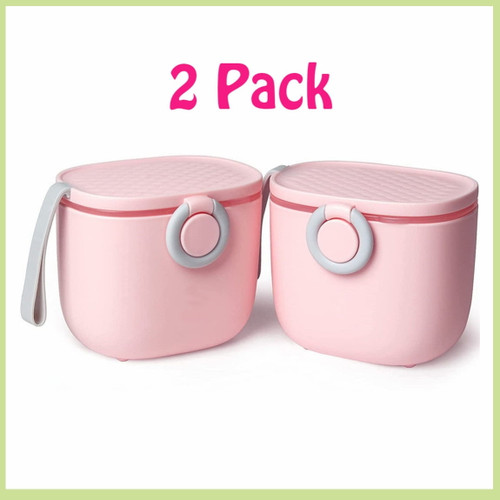Lollanda Baby Formula Dispenser 125g Milk Powder Dispenser Container Snack Containers With Carry Handle And Scoop Travel Outdoor Activities With Baby Infant