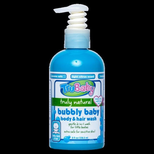 Trubaby Bubbly Baby Body And Hair Wash, Light Citrus, 8 Oz