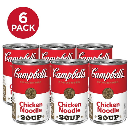 Campbell's® Condensed Chicken Noodle Soup, 10.75 Oz. Cans (6 Pack)