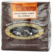 Jeremiah's Pick Coffee Breakfast Blend, Dark Roast Whole Bean Coffee, 10-ounce Bags (pack Of 3)