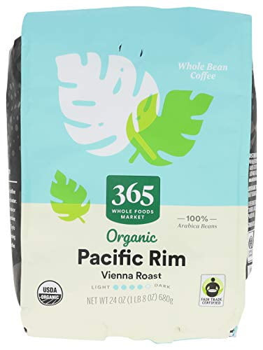 365 By Whole Foods Market, Organic Whole Bean Coffee, Vienna Roast, Pacific Rim, 24 Ounce