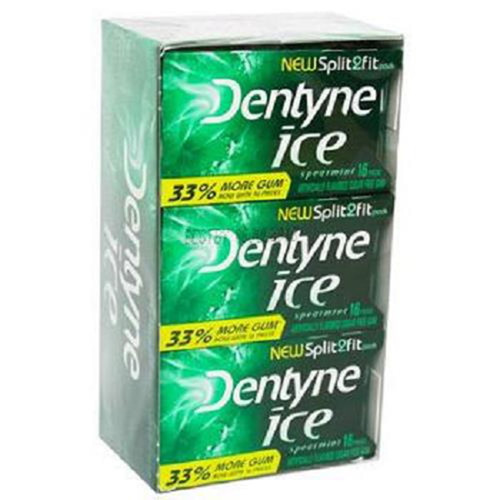 Product Of Dentyne Ice, Gum Spearmint, Count 9 (16pcs) - Gum / Grab Varieties & Flavors