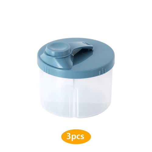 3pcs Baby Milk Powder Storage Box Container Snacks Sealed Packaging Dispenser Kitchen Travelling Accessories Fruit Seasoning