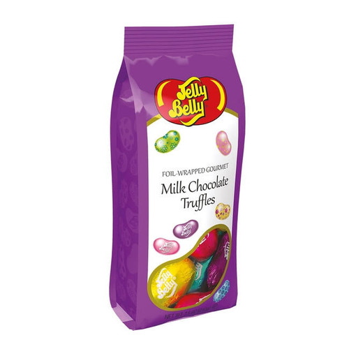 Jelly Belly Easter Foil Wrapped Gourmet Milk Chocolate Truffles, 6 Oz Gift Bag