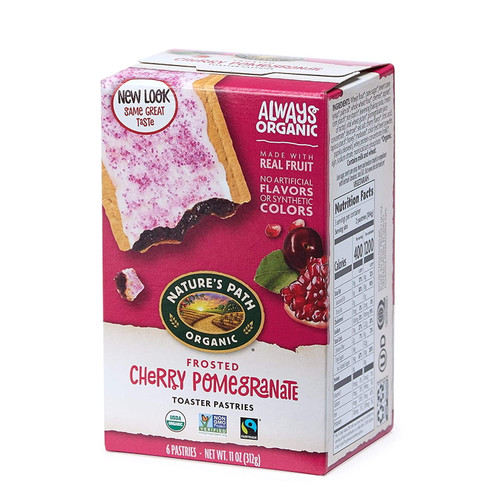 Nature’s Path Frosted Cherry Pomegranate Toaster Pastries, 11 Oz. Boxes (pack Of 12)