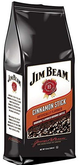 Jim Beam Cinnamon Stick Flavored Ground Coffee, 12 Ounce
