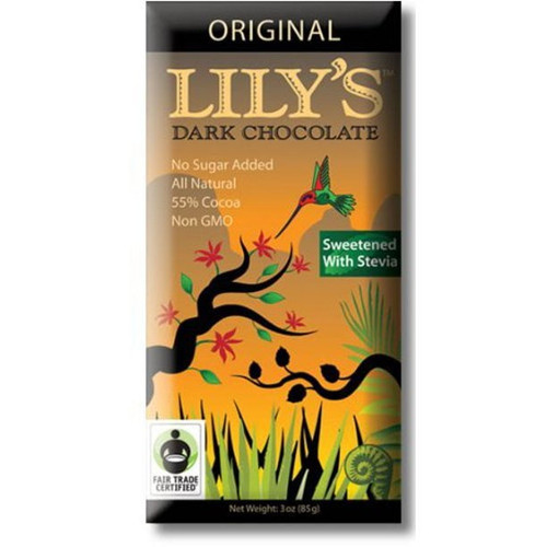 Lily's Dark Chocolate With Stevia Original -- 3 Oz