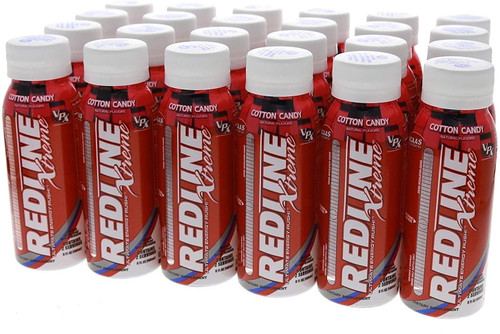 Redline Xtreme, Cotton Candy, 8 Ounce Bottles, 24 Count