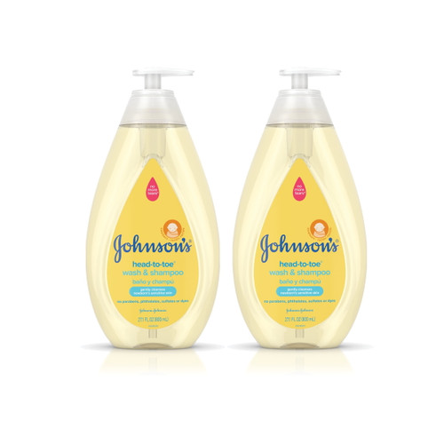 Johnson's Head-to-toe Baby Wash & Shampoo, Twin Pack, 2 X 27.1 Fl Oz