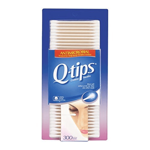 Q-tips Antibacterial Cotton Swabs For Clean Ears Multi-use, 300 Ct