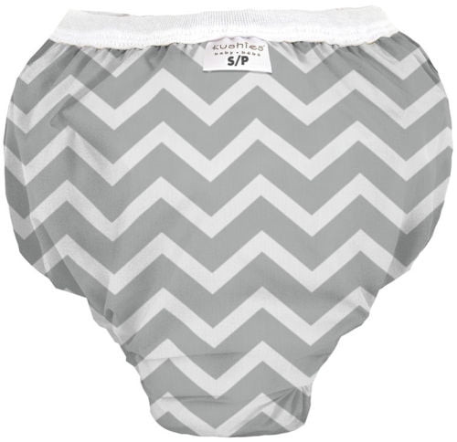Kushies Baby Waterproof Training Pant (29-33 Pounds), Grey Chevron, Medium