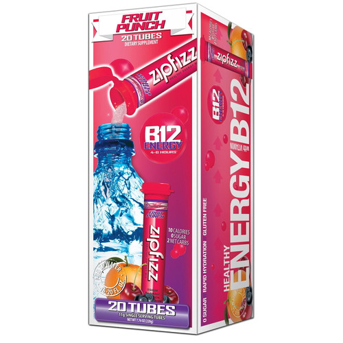 Zipfizz Fruit Punch Flavored Drink Packets (20 Ct.)