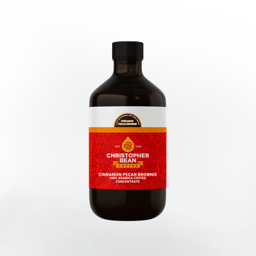 Cinnamon Pecan Brownie Cold Brew, Iced Coffee, Hot Coffee Christopher Bean Liquid Java (16 Ounce Bottle) Makes 48-62 Cups
