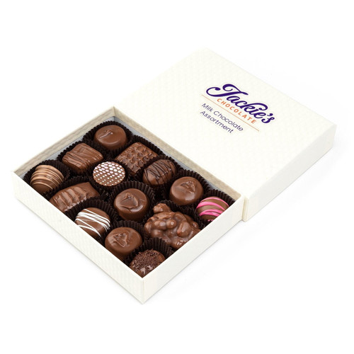 Jackie's Chocolate Sugar Free Milk Chocolate Assortment, 1 Lb