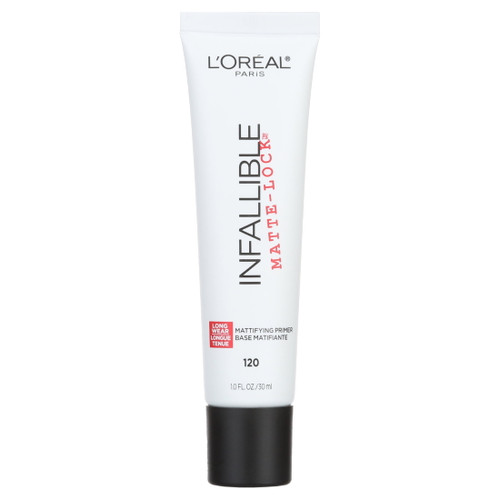 L'oreal Paris Infallible Pro Matte Lock Face Makeup Primer, 1 Fl Oz