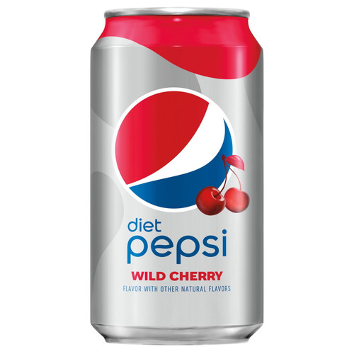 Diet Pepsi Wild Cherry Soda 12oz Cans, Quantity Of 24