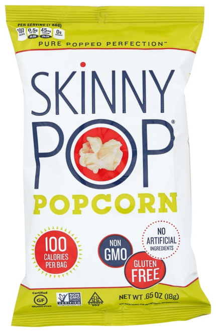 Skinnypop Popcorn 100 Calorie Popcorn Bags , .65 Oz