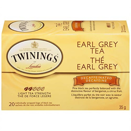 Twin Tea Decaf Earl Grey, 20 Ct - 6 Per Case.
