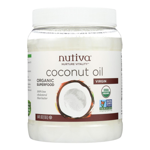 Nutiva Organic Virgin Coconut Oil 54 Fl Oz Pack Of 2