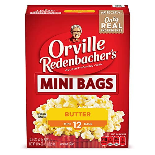 Orville Redenbacher's Smartpop! Butter, 1.5 Ounce Single Serve Bag (packs Of 6)