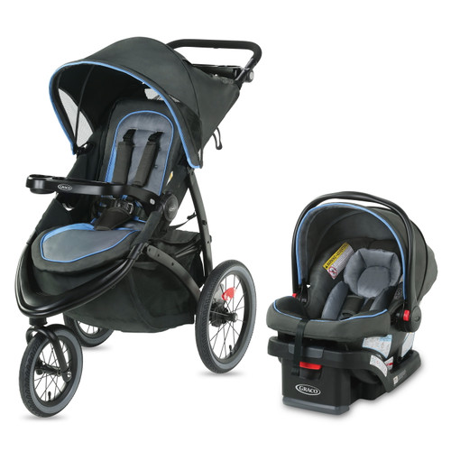 Graco Fastaction Jogger Lx Travel System, Cielo