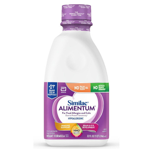 Similac Alimentum With 2'-fl Hmo, Ready-to-feed Baby Formula, 32-fl Oz Bottle (case Of 6)