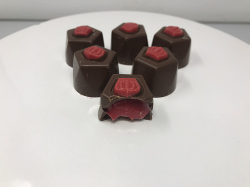 Gourmet Raspberry Truffles Milk Chocolate Candy 1 Pound