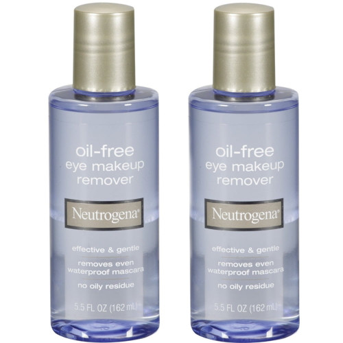 2 Pack Neutrogena Oil-free Eye Makeup Remover 5.5 Fl Oz (162 Ml) Each