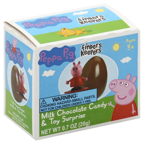 Galerie Peppa Pig Finders Keepers Milk Chocolate Candy & Toy Surprise, 0.7 Oz