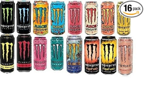 Monster Energy Drink Variety Pack - 16 Count