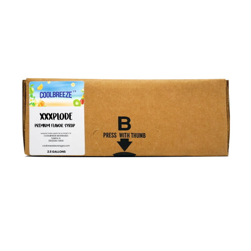 Coolbreeze Beverages Energy Drink Syrup Xxxplode 2.5 Gallon Bag In Box