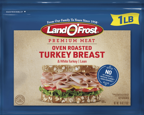 Land O'frost Premium Oven Roasted Turkey Breast, 16 Oz