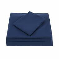Everyday Kids 3 Piece Toddler Sheet Set - Solid Navy