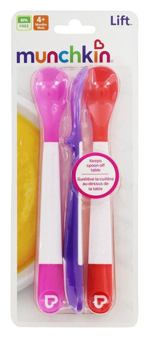 Munchkin Lift Infant Spoons 4+ Months - 3 Ct