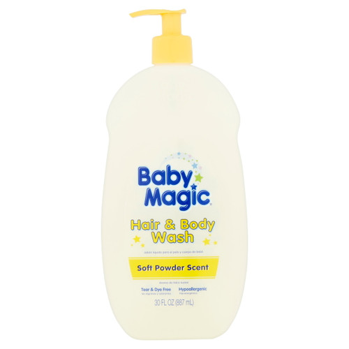 Baby Magic Hair And Body Wash, Soft Powder Scent, 30 Ounces